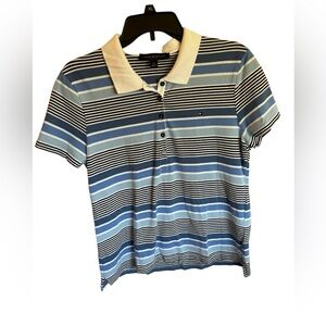 Tommy Hilfiger Boys Striped‎ Polo Shirt Size Large